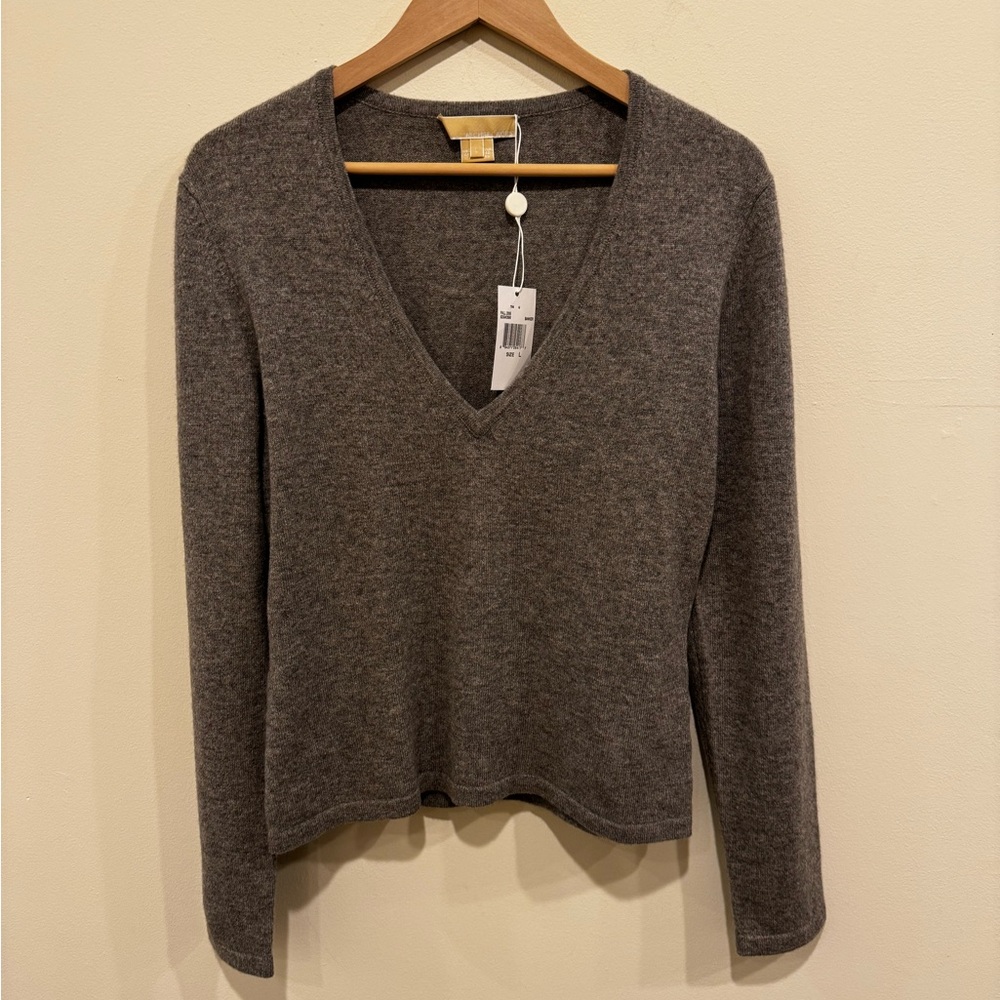 Michael Kors Grey Cashmere Sweater